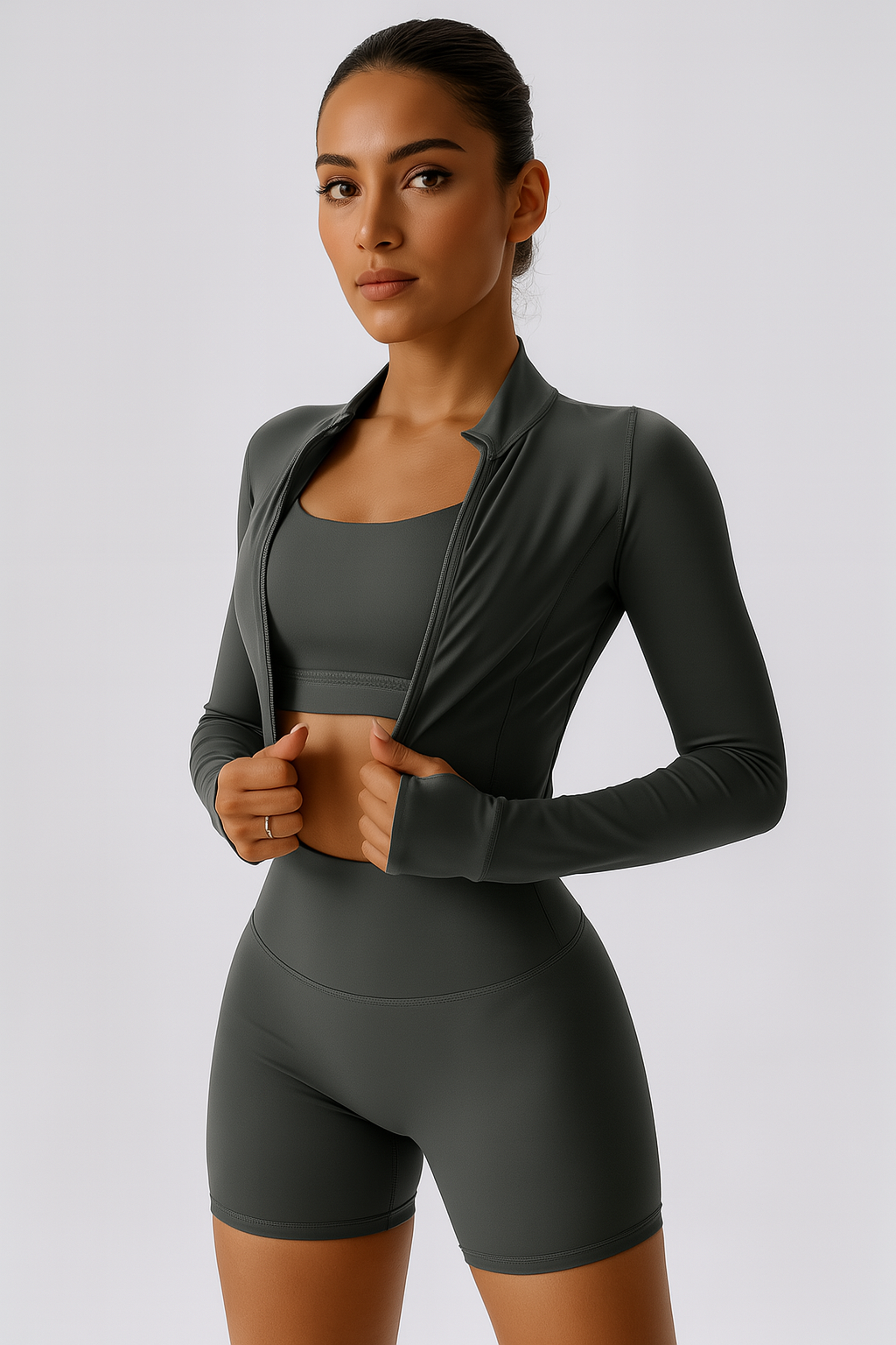 Athena - 3in1 Shorts Set Black