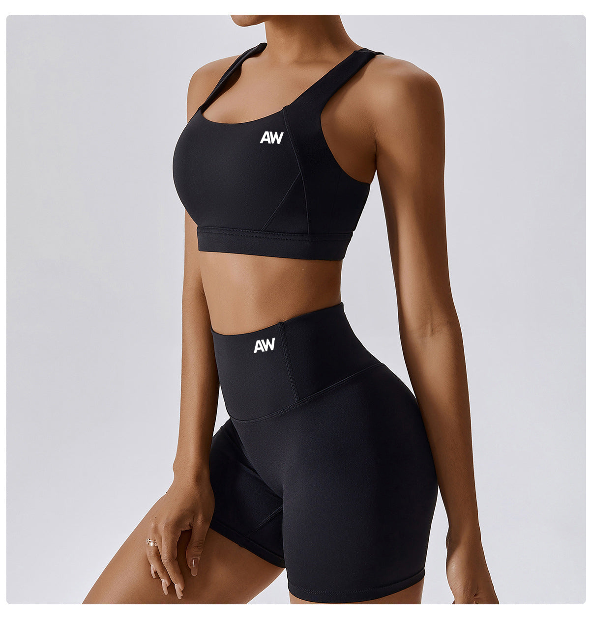 Athena - 3in1 Shorts Set Grey