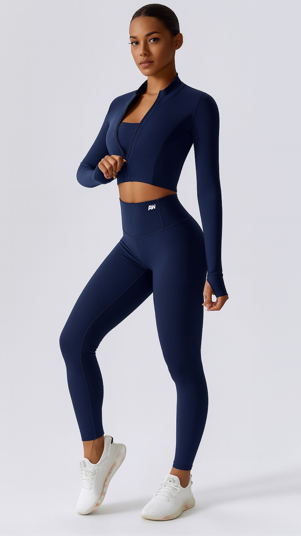 Athena - 3in1 Leggings Set Grey