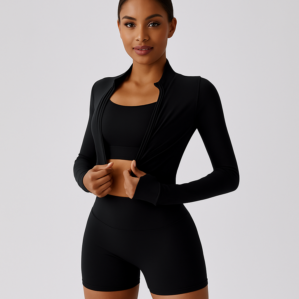 Athena - 3in1 Shorts Set Black