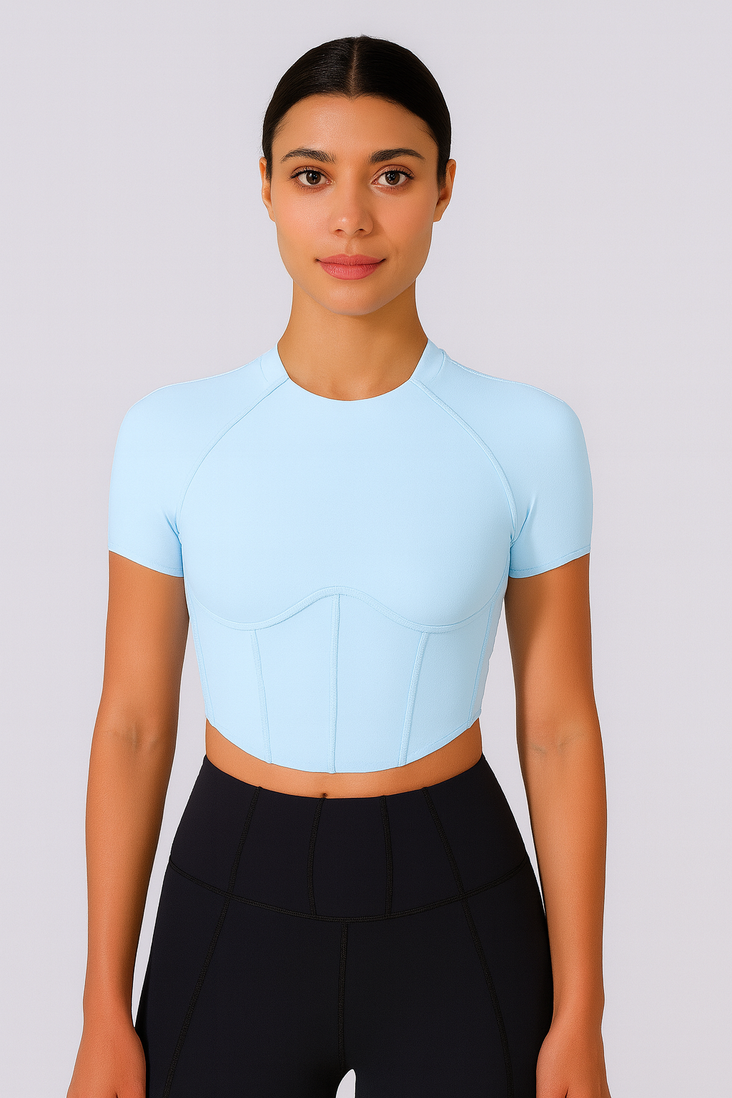 Croptop Sky Blue