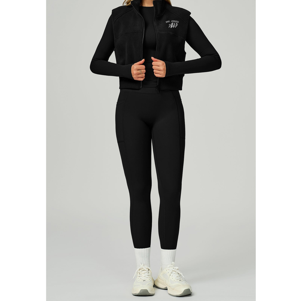 CORE VEST Premium Fleece Black