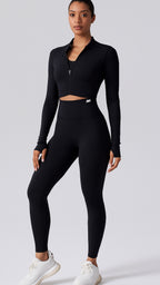 Athena - 3in1 Leggings Set Black