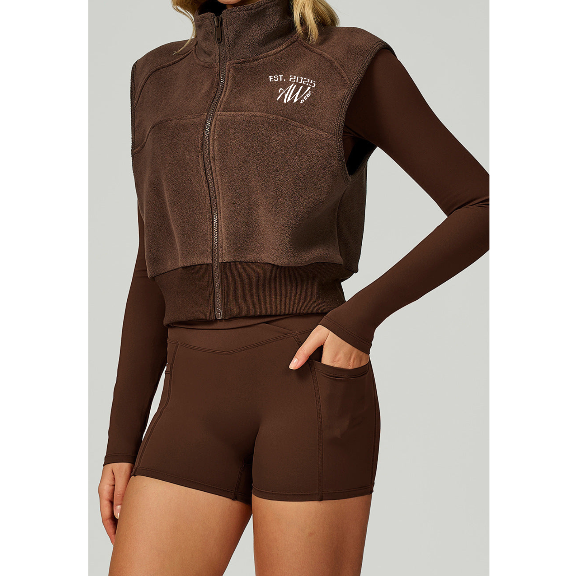 CORE VEST Premium Fleece Black