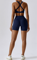 Athena - 3in1 Shorts Set Navy Blue
