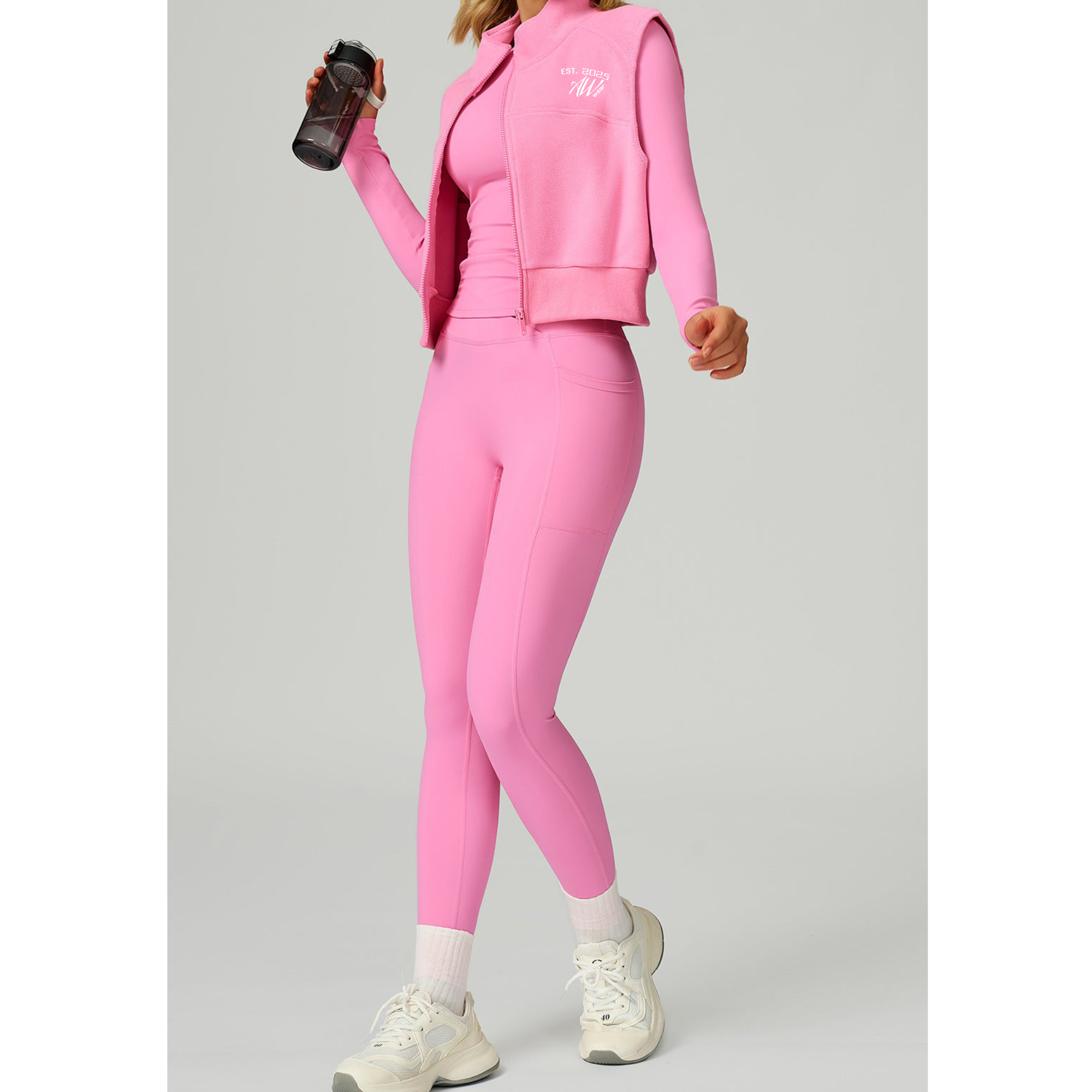 CORE VEST Premium Fleece Pink