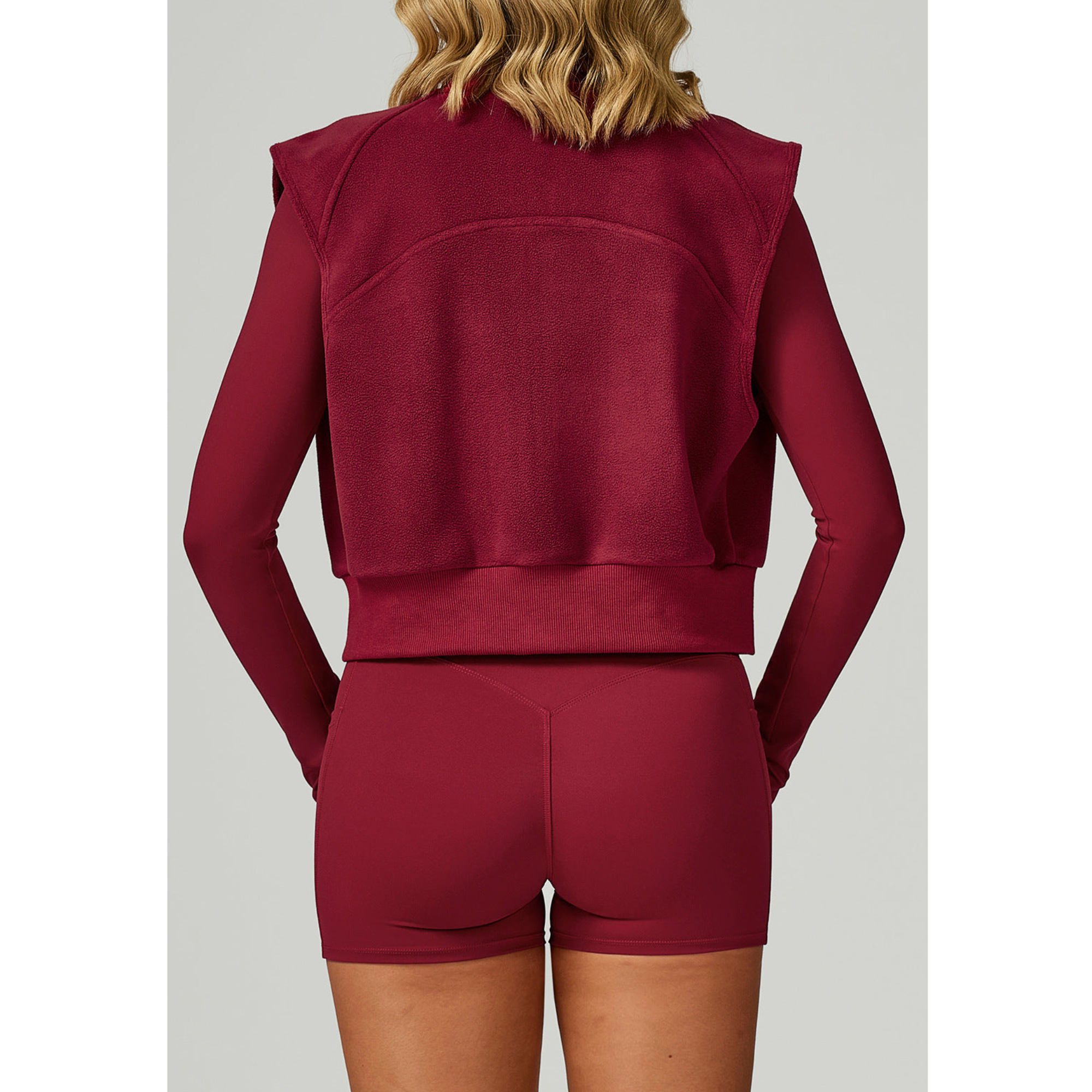 CORE VEST Premium Fleece Cherry