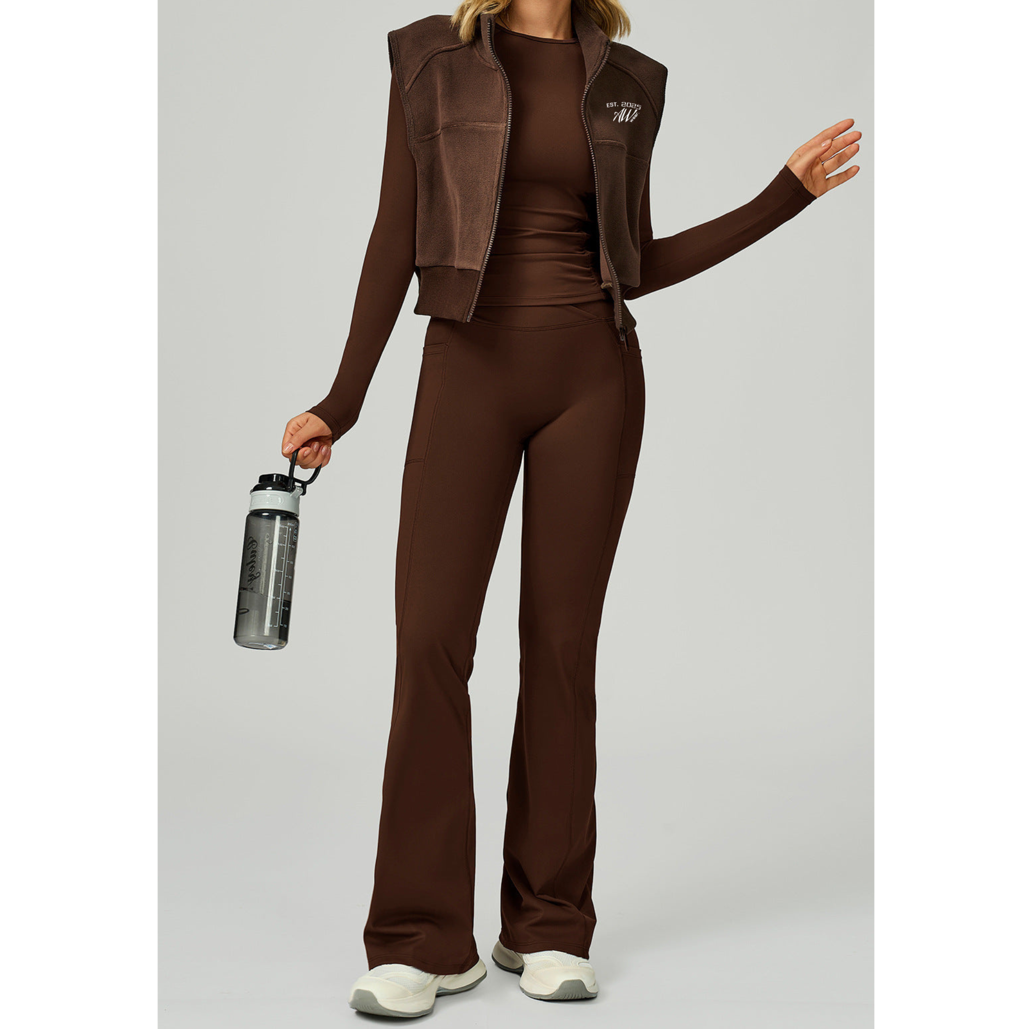 CORE VEST Premium Fleece Coffee