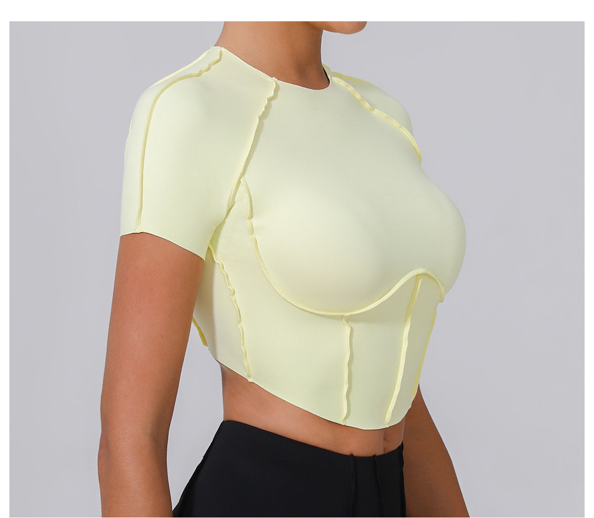 Croptop Lemon Glow