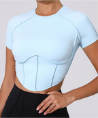 Croptop Sky Blue