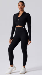 Athena - 3in1 Leggings Set Navy Blue