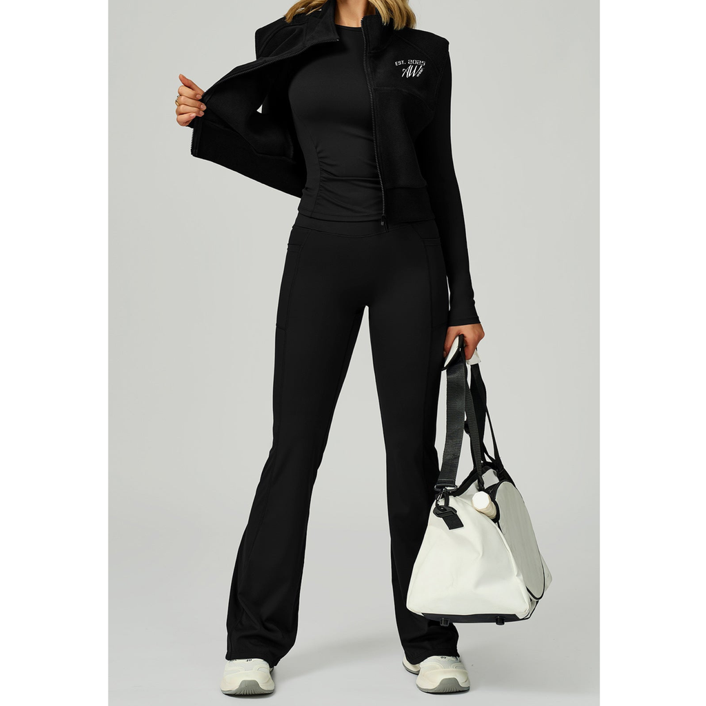 CORE VEST Premium Fleece Black