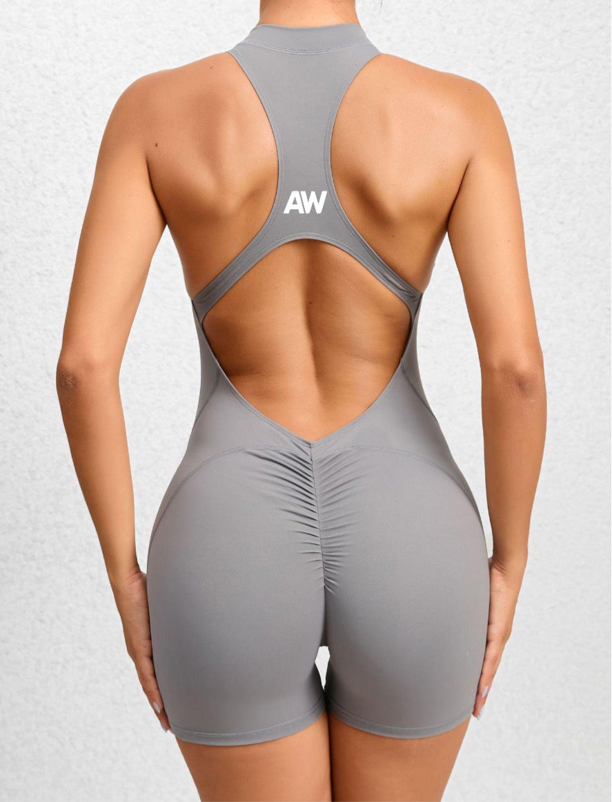 BelleForm Romper Grey