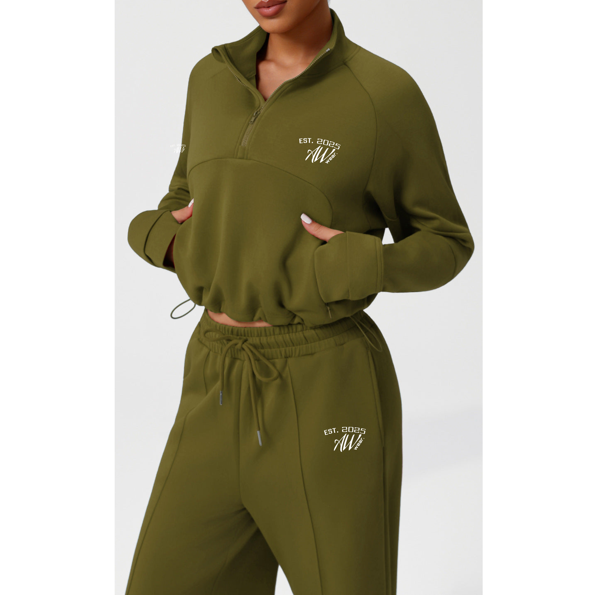 FLOW SUIT Lounge Set Olive