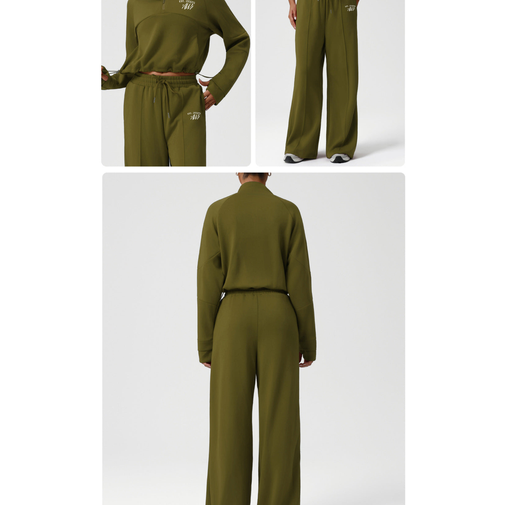 FLOW SUIT Lounge Set Olive