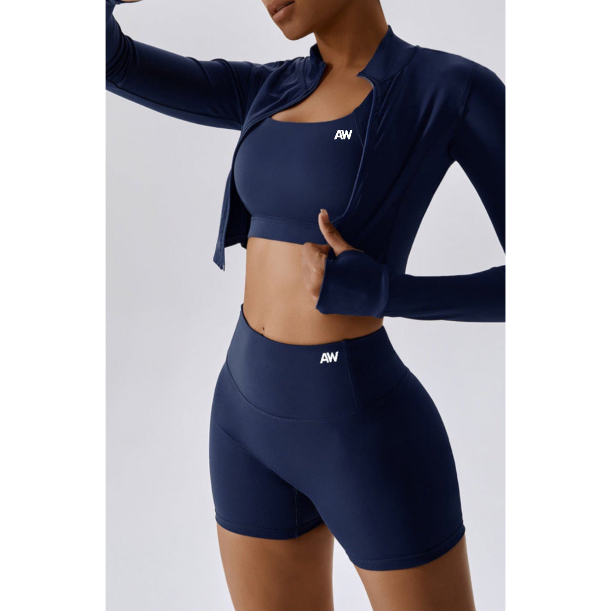 ATHENA Short Set Navy Blue