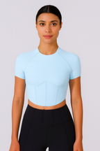 Croptop Sky Blue